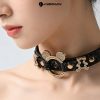 Sexy Snakeskin Pattern Cosplay Anime Choker Collar for Adults