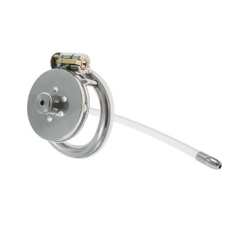 Fun Flat Chastity Lock for Men - 5mm Thin Hose CB Lock Adult Toy