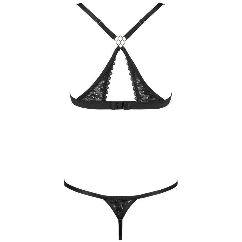 Beautiful back, wire-free, thin cotton cup comfortable bra - Image 3