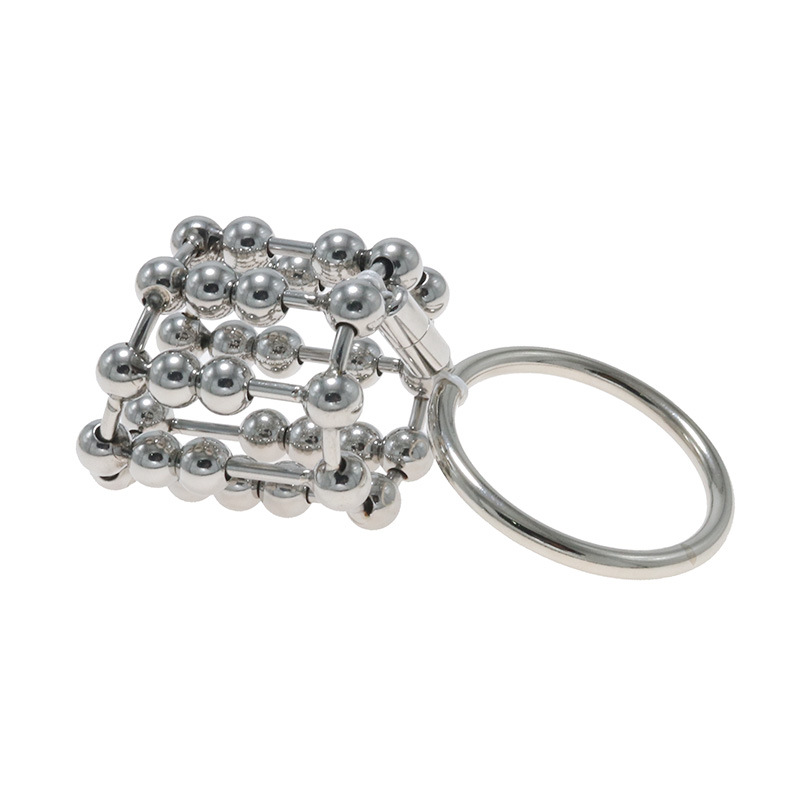 stainless steel sexy ring flirting toys passion supplies sex tools with root ring anti-off Belt adult SM - Image 4