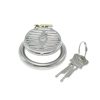 Stainless Steel Hollow Chastity Lock for Men