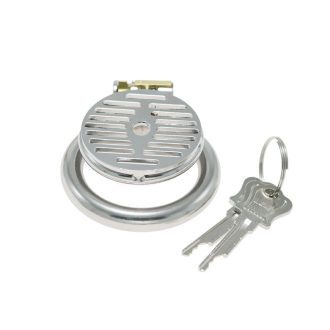 Stainless Steel Hollow Chastity Lock for Men