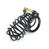 Large Stainless Steel Chastity Lock for Men - Secure Couple's Passion Tool