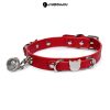 Cute Cowhide Cat Choker with Bell - Sweet Style Adult Accessory