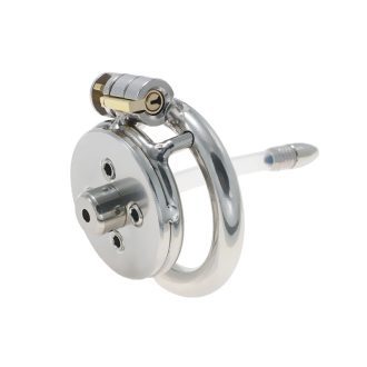 Stainless Steel Chastity Lock Cage for Men’s Training