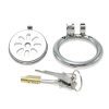 Stainless Steel Chastity Lock Penis Cage for Adult Play