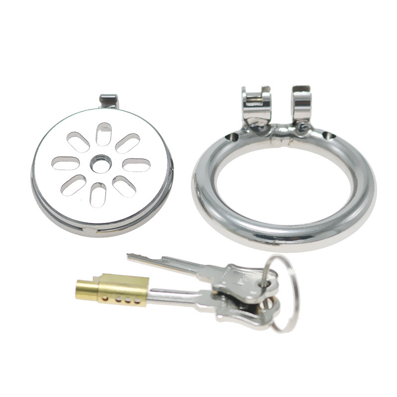 stainless steel chastity lock penis cage CB wear fake mother chastity cleaner sex tools for adult toys - Image 5