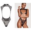 Black Lace Thin Cotton Bra for Women