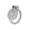 Stainless Steel Flat Chastity Lock for Men - Secure Cage Training Wear