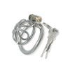 Stainless Steel Chastity Cage for Men - Secure Outdoor Wear Lock Pants Device
