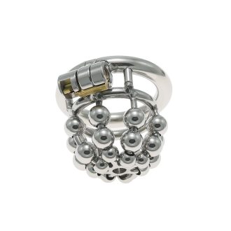 Men’s Wearable Chastity Device with Massager – Secure Lock & Fun Toy
