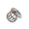 Stainless Steel Penis Cage Chastity Lock for Adult Play
