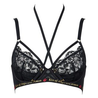 Lace Push-Up Bra with Removable Straps – Thin & Comfortable French Style Intimates for Women