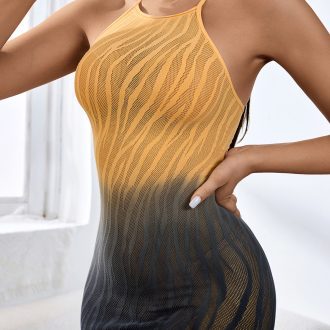 Sexy Gradient Cut-Out One-Piece Lingerie for Women