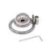 Metal Short Chastity Lock & Penis Cage for Men - Secure Adult Wear & Personal Care