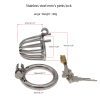 Stainless Steel Chastity Lock Penis Cage - Passionate Lower Body Tune Adult Toy