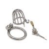 Stainless Steel Chastity Lock Penis Cage - Passionate Lower Body Tune Adult Toy