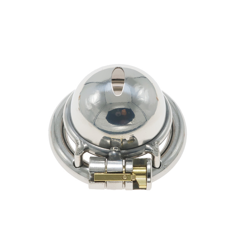 stainless steel chastity lock chastity cleaner CB device fake mother Men's penis cage out wear sex tool SM - Image 5