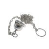 Stainless Steel Chastity Lock Cage with Rope Chain - Husband Wife Game Tool