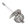 Colorful Stainless Steel Short Chastity Ball Penis Cage Chastity Lock Adult Sex Products Sex Toy Hair