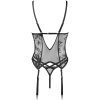 Sexy Lace Garter Thong Shapewear with Steel Ring