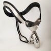 Turtle Chastity Belt for Men - Stainless Steel T-Shaped Penis Cage Lock