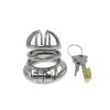 Stainless Steel Men's Chastity Cage Bundle - Adult Penis Lock Wearable Device