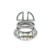 Stainless Steel Men's Chastity Cage Bundle - Adult Penis Lock Wearable Device