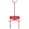 Valentine's Day Red Lace Steel Ring Garter Belt & Briefs Set