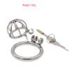 Men's Discreet Hemisphere Chastity Lock Cage for Daily Wear