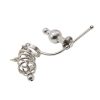 Men's Stainless Steel Chastity Lock with Anal Plug - Heavy-Duty Penis Cage Device