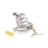 Stainless Steel Chastity Lock for Men - Secure Penis Cage Alternative