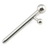 Fun stainless steel electric shock horse eye stick CB lock flat accessories for electric shock penis cage sex tool for adults