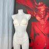 Laser Embroidered Wire-Free Breathable Cotton Bra Set with Thin Mesh Splicing