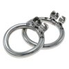 304 Stainless Steel Chastity Lock Penis Cage for Men - Secure Metal Restraint Device