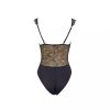 House of CB Eyelash Lace Corset Bodysuit - Fashionable Shaping Top