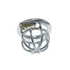 Metal Hemisphere Chastity Cage for Men - Secure Adult Sex Toy