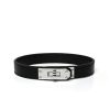 Genuine Leather Choker Necklace with Lock Buckle - Flirty Adult Neck Collar