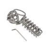 Stainless Steel Chastity Cage for Men - Secure Penis Lock Device