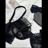 Sexy Lace Mesh Bra & Brief Set - Soft Steel Ring, Breathable Lingerie