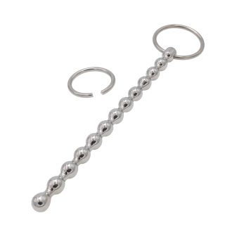 Stainless Steel Horse Eye Rod Urethral Bead Urine Blocking Men’s and Women’s Masturbation Sex Tools Adult Supplies Orgasm Boost