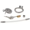 Funny Stainless Steel Male Chastity Cage Lock Alternative Adult Restraint