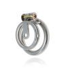Qiqu Stainless Steel Chastity Lock Cage for Men - Secure & Comfortable Adult Wear
