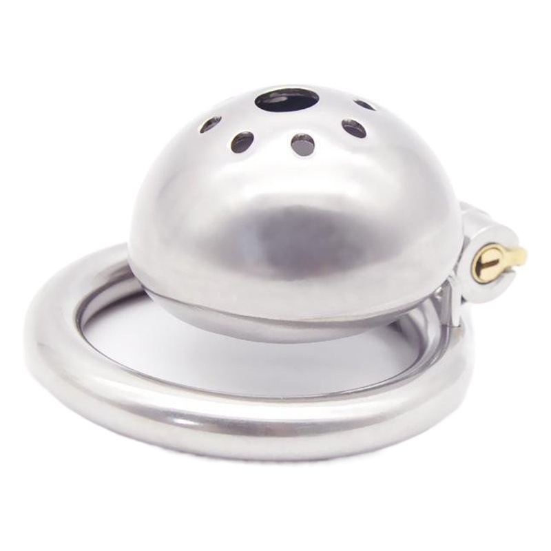 Male Chastity Cage with Urinary Catheter Option - Secure Lock Sex Toy for Enhanced Intimacy