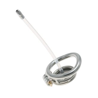 Fun Flat Chastity Lock for Men – 5mm Thin Hose CB Lock Adult Toy