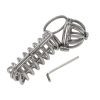 Stainless Steel Chastity Cage for Men - Secure Penis Lock Device