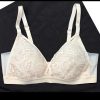 Breathable Cotton Wire-Free Triangle Bra & Mesh Low-Waist Briefs Set