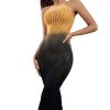 Sexy Gradient Cut-Out One-Piece Lingerie for Women
