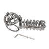 Stainless Steel Chastity Cage for Men - Secure Penis Lock Device