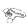 Stainless Steel Chastity Lock Cage with Rope Chain - Husband Wife Game Tool